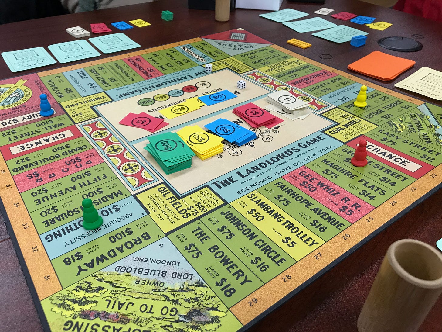 The Landlord's Game | Image | BoardGameGeek