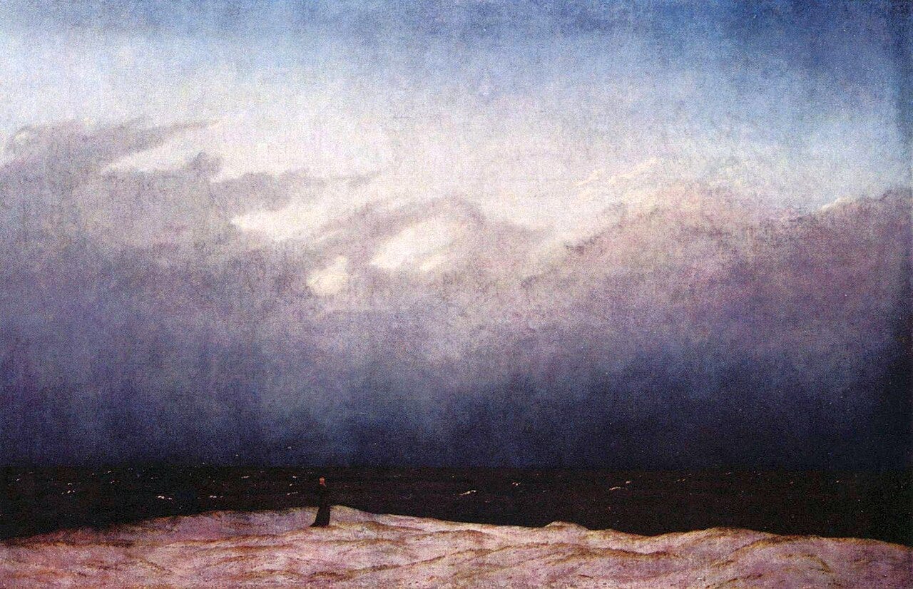 Caspar David Friedrich, The Monk by the Sea, 1810 Caspar David Friedrich, The Monk by the Sea, 1810