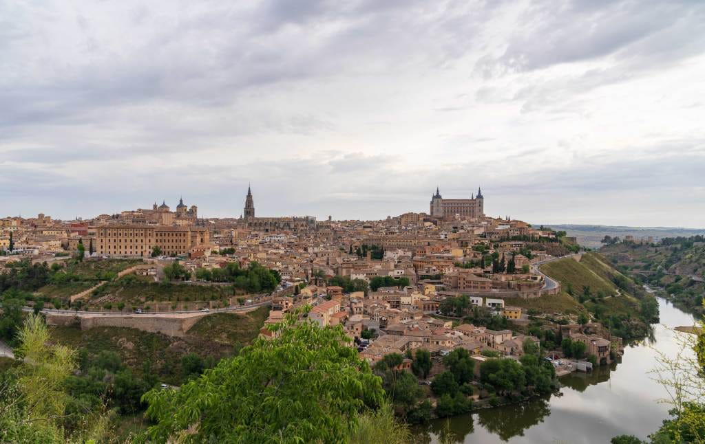 Toledo Spain from across the river Toledo Spain from across the river