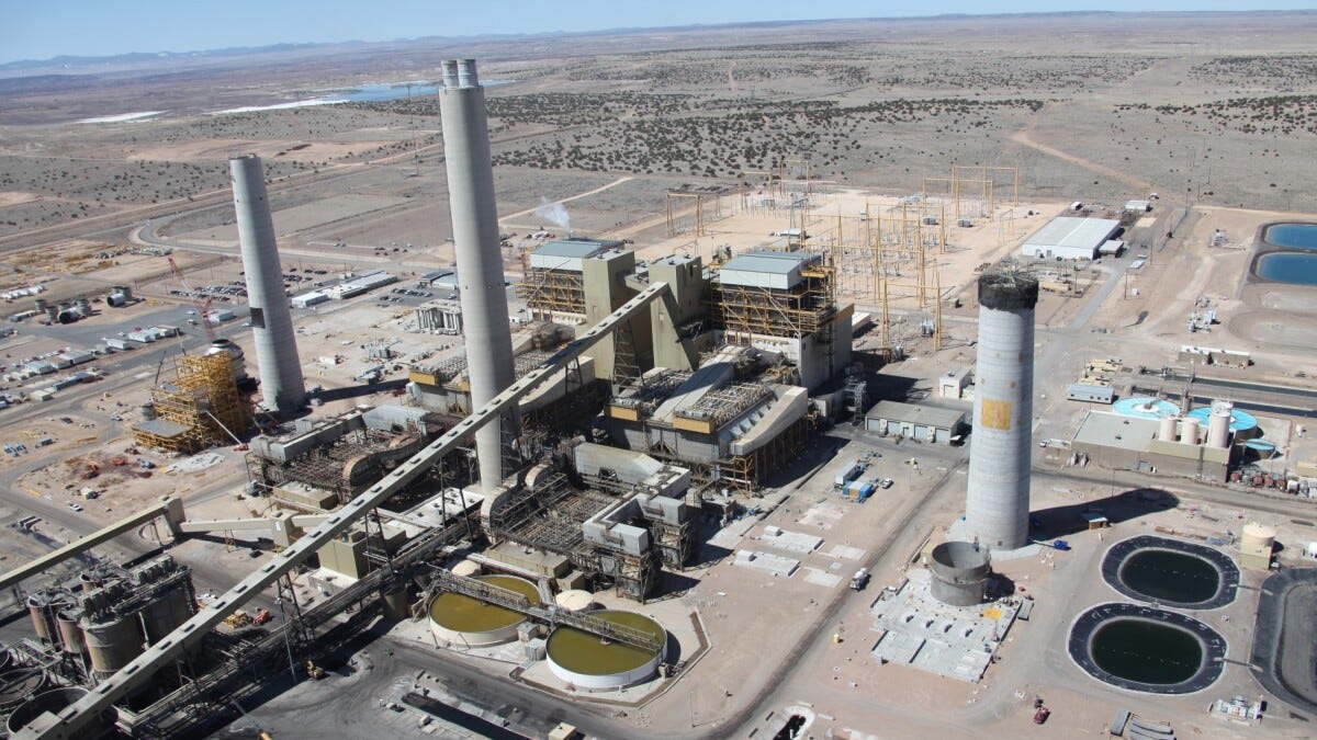 The Coronado Generating Station in St.John, Apache, AZ.