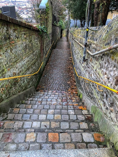 Some of the many stairs of Le Havre