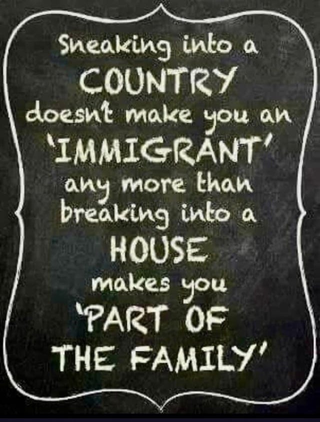 r/ConservativeMemes - It's not immigration, it's an invasion