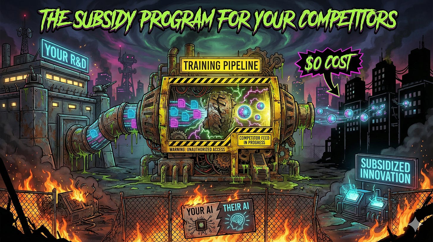 Enterprise AI deployment options - sanctioned tools vs shadow AI data exfiltration to competitors