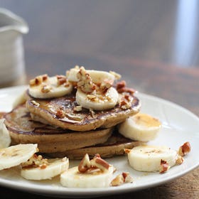 Whole Grain Oatmeal Blender Pancakes