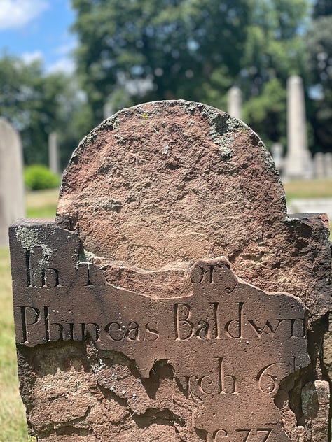 gravestones, statues
