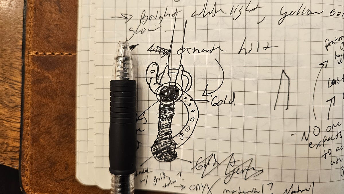 How I'm Using Notebooks to Write My SF Novel