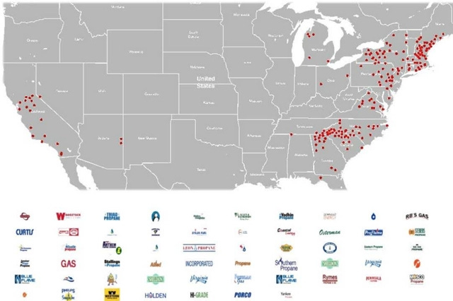 The company entered the U.S. market in 2009 with the purchase of energy distribution assets from Sonoco and Griffith Energy. These assets were geographically located in attractive Northeast markets, but were heavily weighted toward fuel oil volumes.