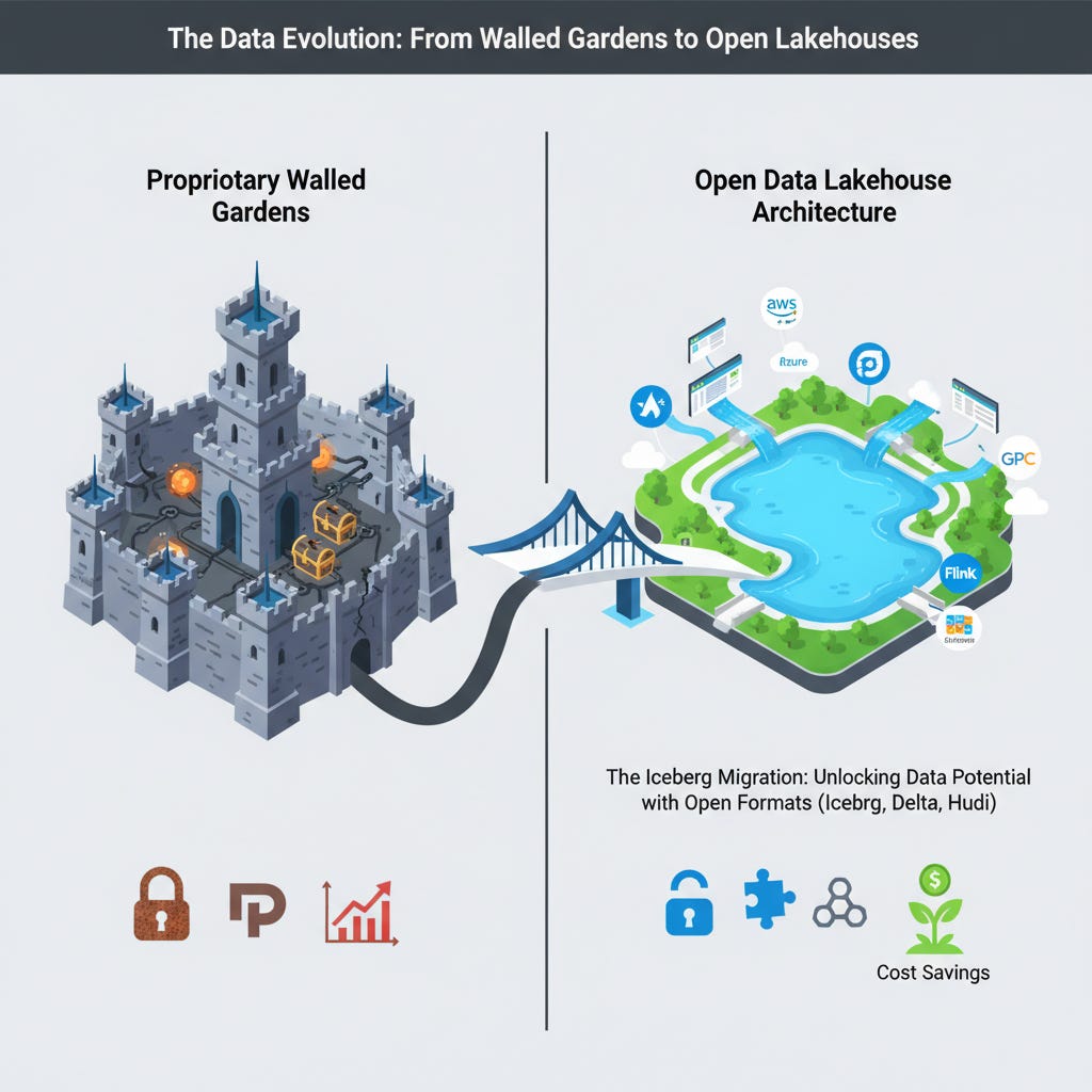 The Iceberg Migration: Charting the Course to Open Data Lakehouses
