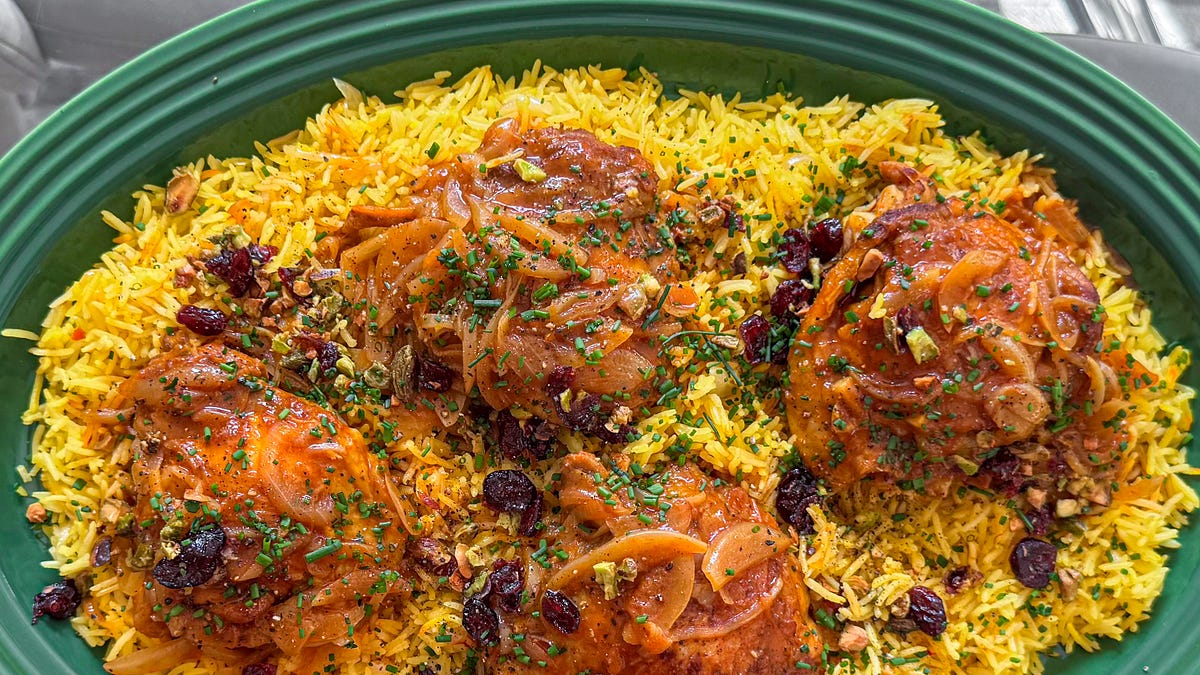 Moroccan-Inspired Chicken with Saffron Rice - Big Bold Flavours