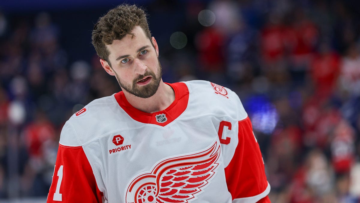 What does Steve Yzerman's departure mean for the Wild when it comes to Dylan Larkin's future?