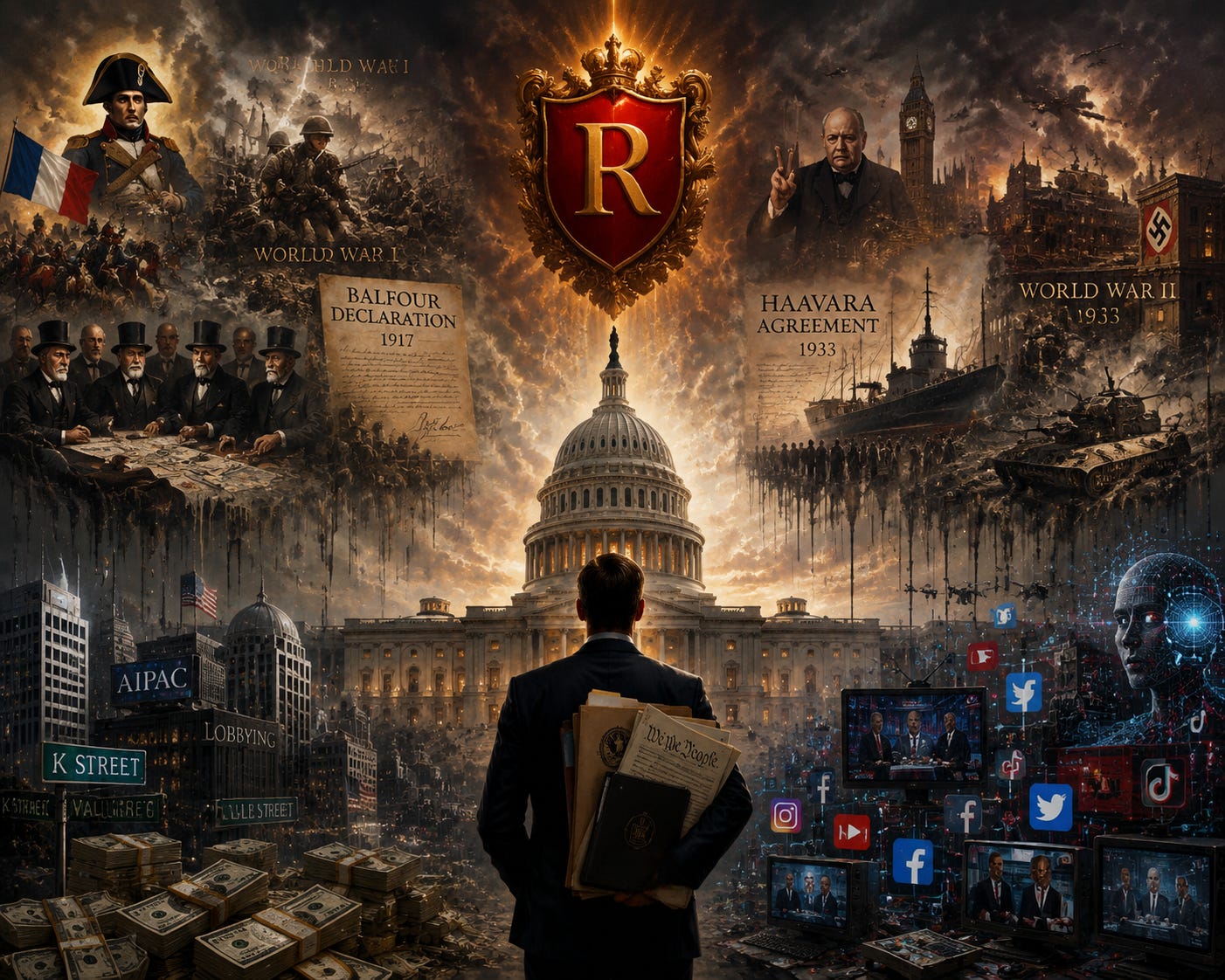 The circle closes. After tracing more than two centuries of the Rothschild network's intersections with wars, finance, diplomacy, intelligence, and political power, the historical pattern returns to the present.