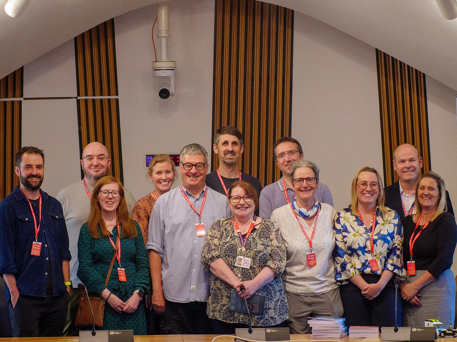 Clare Adamson MSP with members of the wider tech community