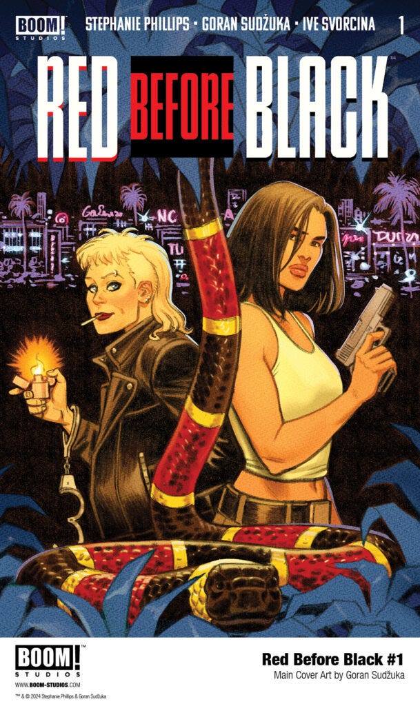 RED BEFORE BLACK Series Announcement - BOOM! Studios