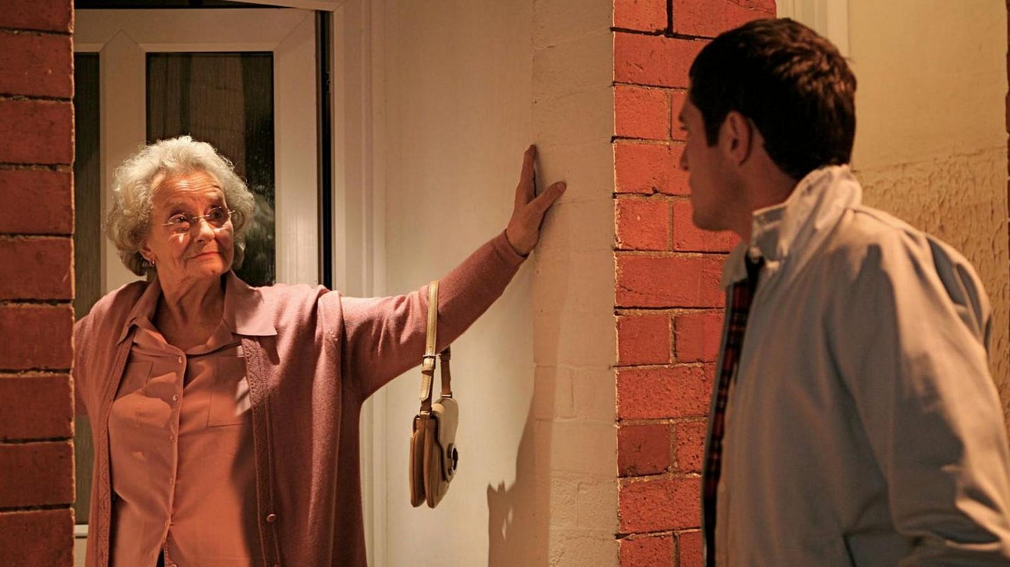 Actress Margaret John appears as Gwen's neighbour Doris in the hit BBC sitcom Gavin & Stacey, with Gavin, played by Mathew Horne, paying her a visit. Actress Margaret John appears as Gwen's neighbour Doris in the hit BBC sitcom Gavin & Stacey, with Gavin, played by Mathew Horne, paying her a visit.