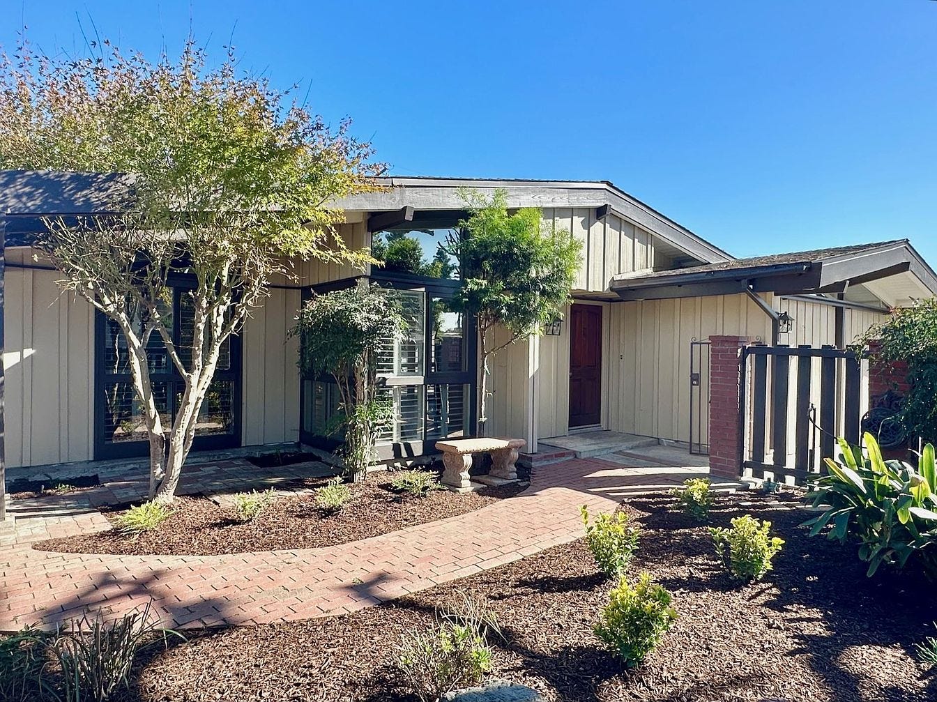 Enclosed front yard
