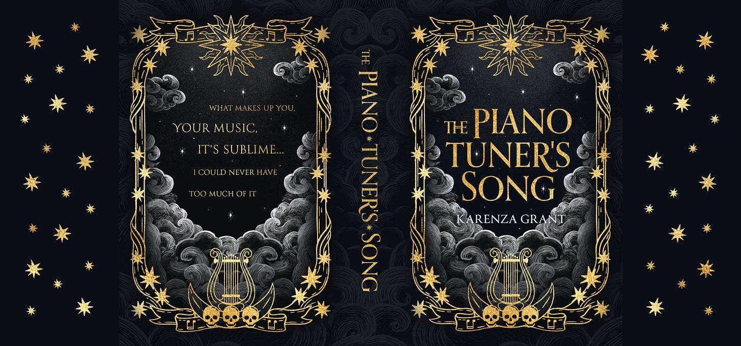 The Piano Tuner's Song collector's edition dust jacket