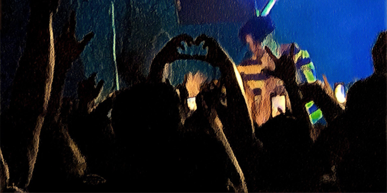 "Dude, there was a mom in the mosh pit!"