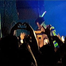 "Dude, there was a mom in the mosh pit!"