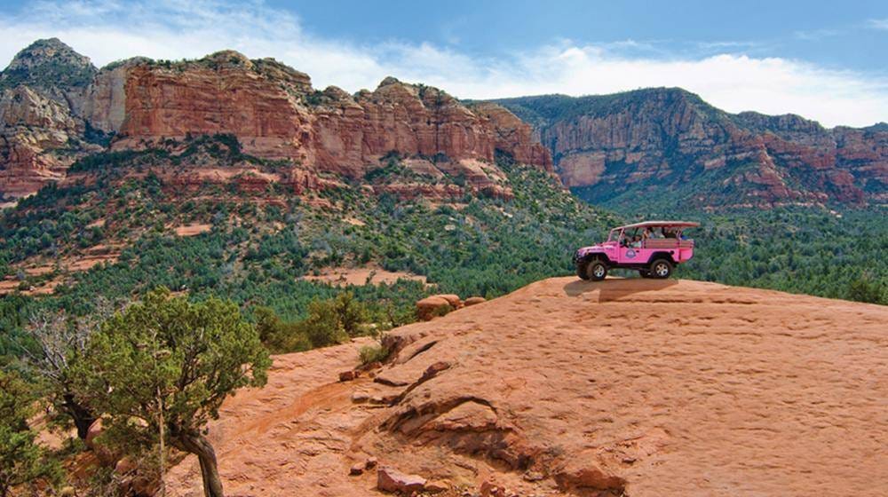 Pink Jeep Broken Arrow Scenic Rim Combo | Sedona Tour