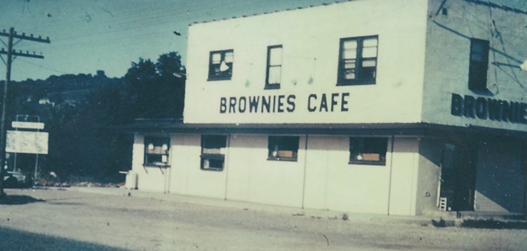 George and Peggy Brown's first restaurant, "Brownies", was located in Wisconsin.