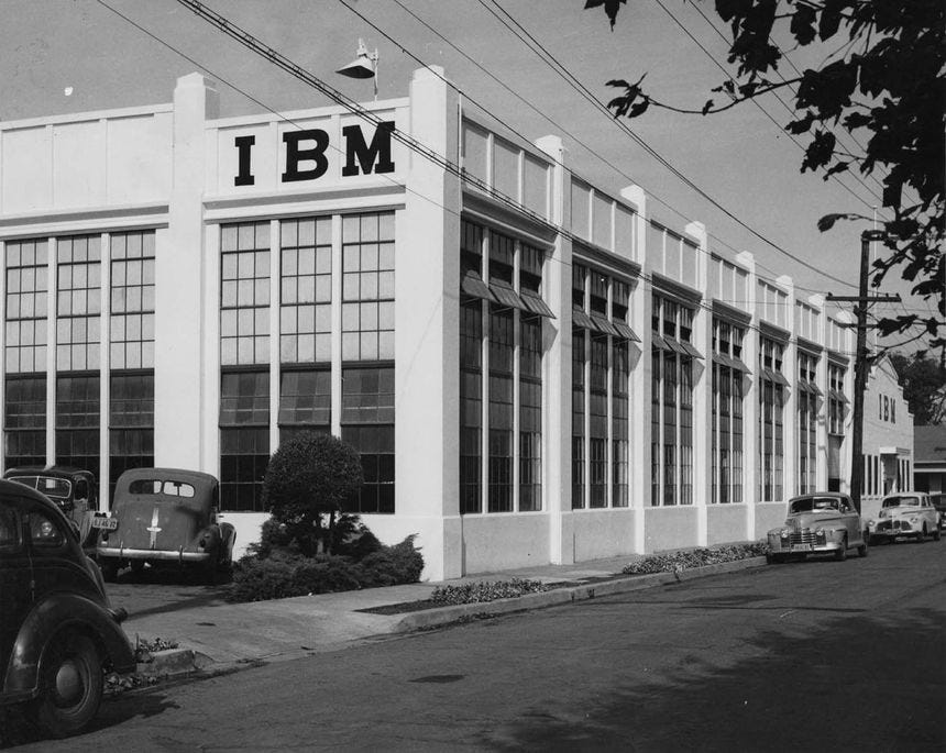 1st ibm plant in silicon valley 16th st john in san jose