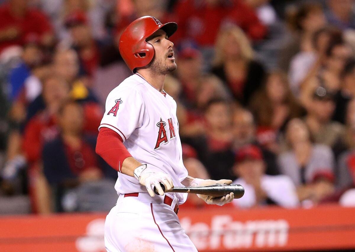 Angels bench outfielder Matt Joyce - Los Angeles Times
