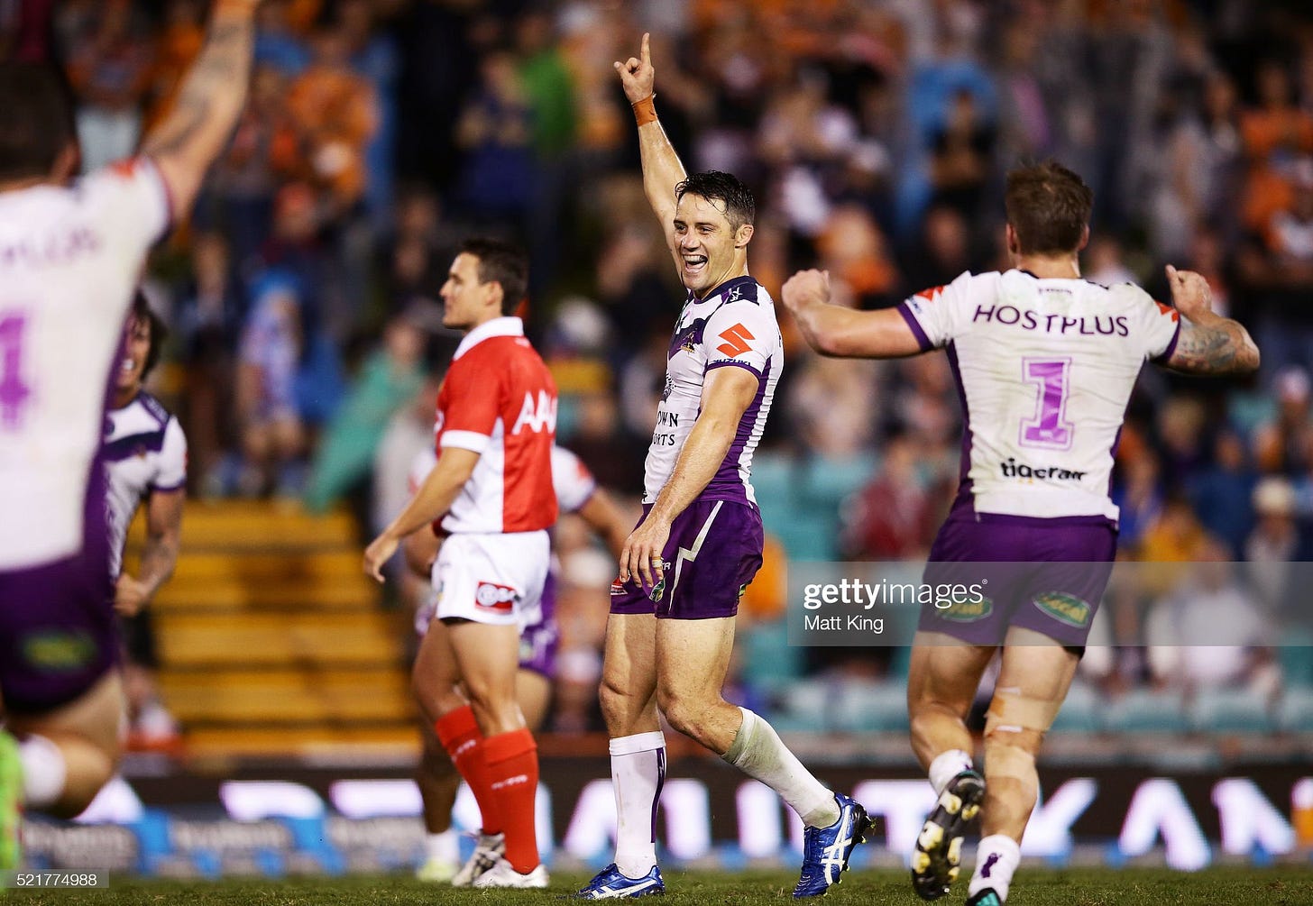 NRL Rd 7 - Tigers v Storm