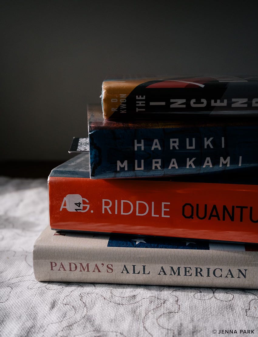 Library book stack Library book stack