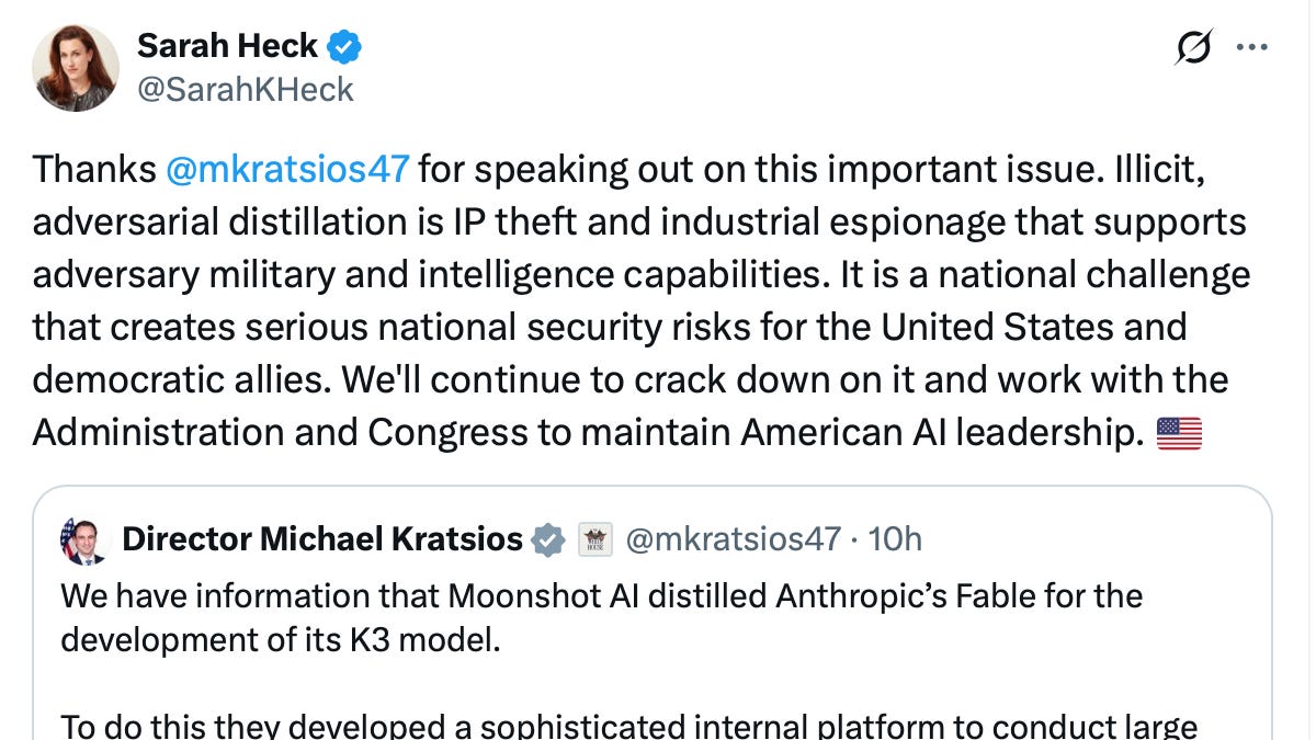 241. Distillation Is Not Anti-American, Weaponizing It Is