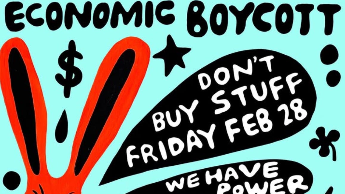 Did You Join The Economic Blackout Yesterday? Did It Work...?