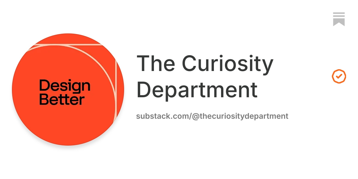 The Curiosity Department | Substack
