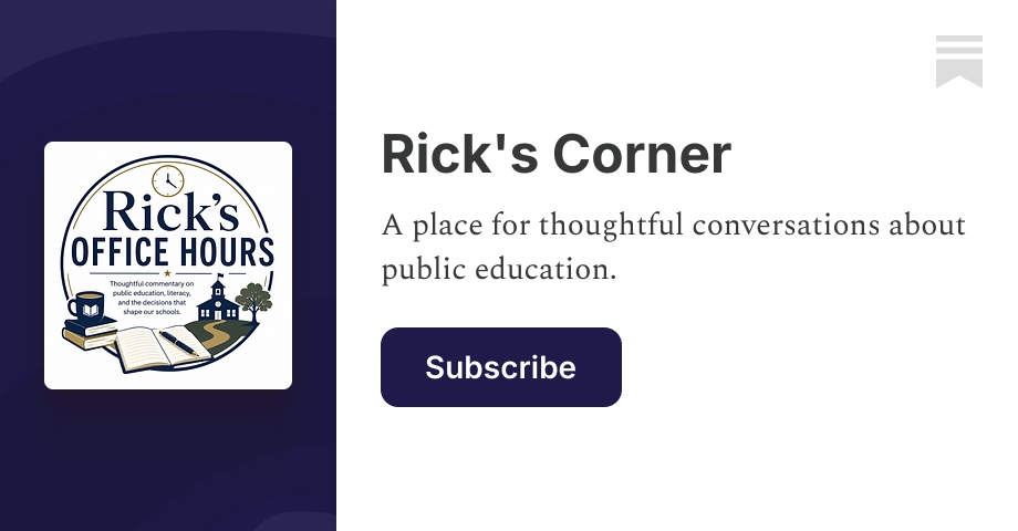 Rick's Corner | Substack
