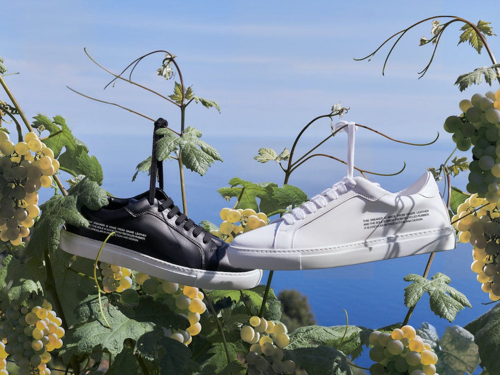 Pangaia Pioneers Zero-Waste Sneakers Made From Plant-Based Grape Leather &  Recycled Rubber