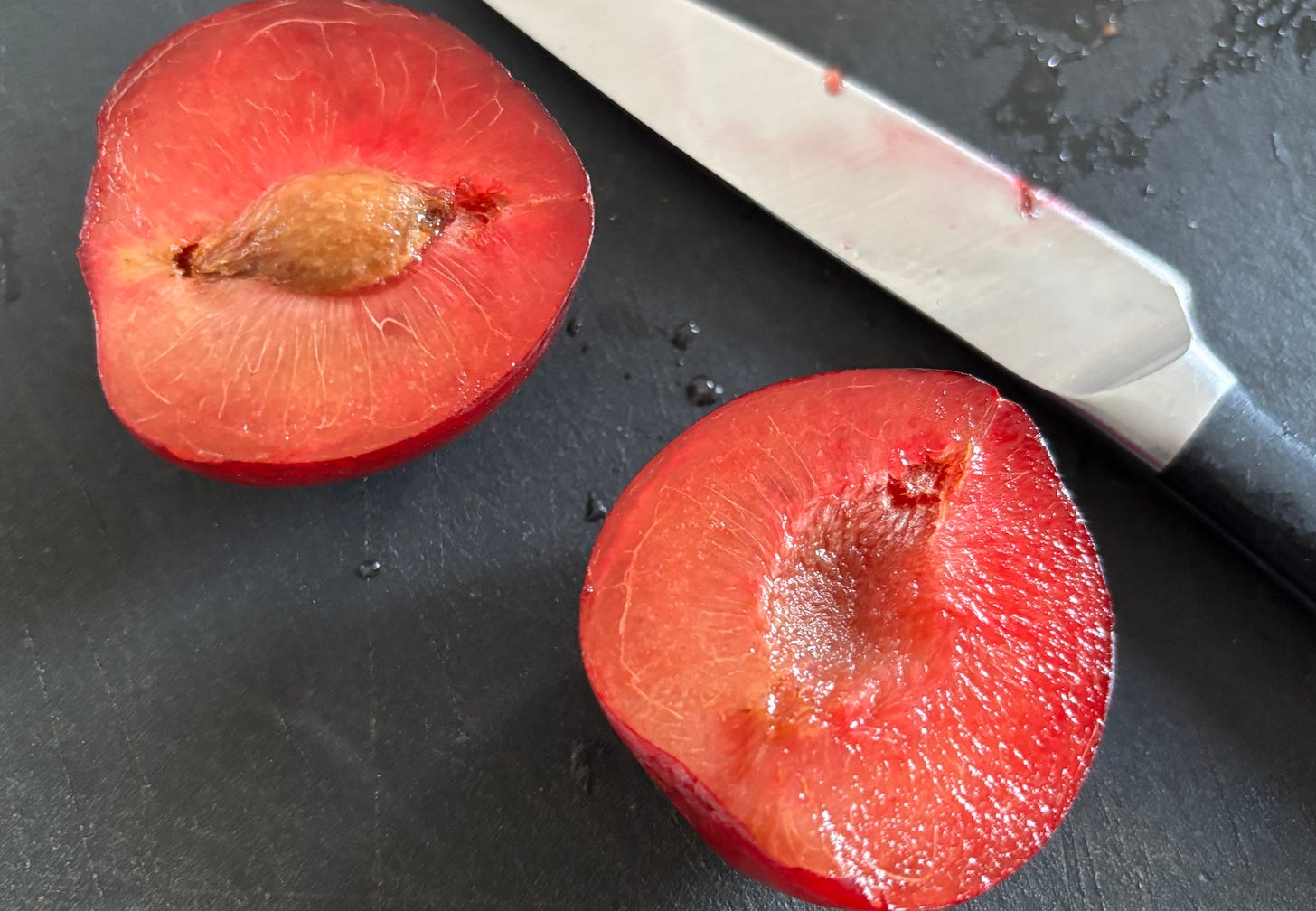 Chopped plum