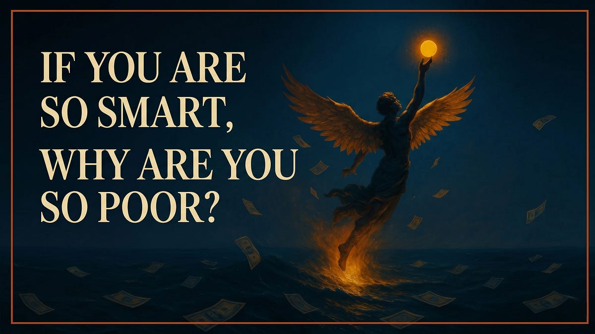 If You're So Smart, Why Are You So Poor?