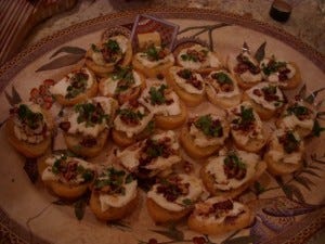 Populist crostini for a liberal mogul.