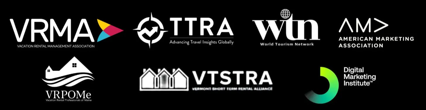 marketing and short term rental associations