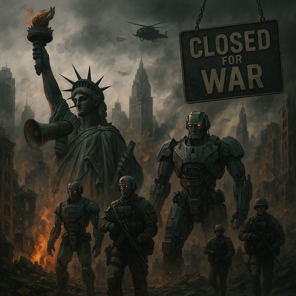reatorHuman drops “Closed for War (SSI)” — the unofficial anthem of reality in free fall.Written by TJ Baden | Executed with Suno AI technology