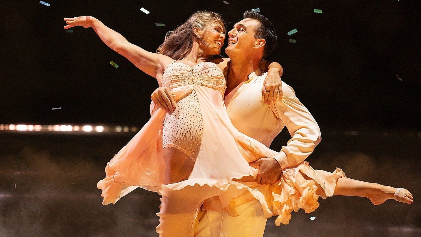 Tyler Cameron and Tate Madden on Dancing with the Stars, Oct. 20. Image: Disney/Eric McCandless