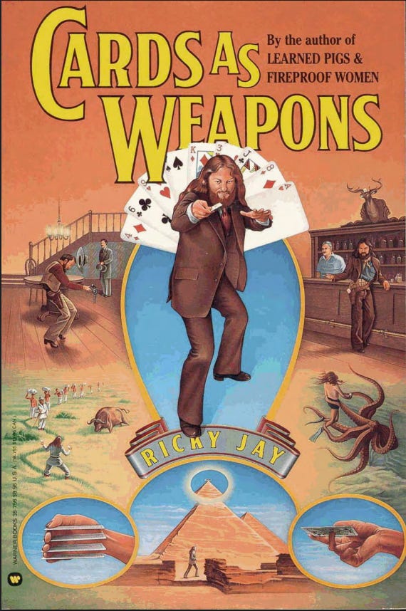 Cards as Weapons, cover. Internet Archive.
