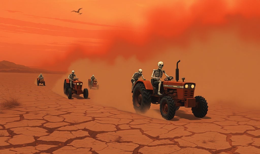 Farmers Frazzled to the Bone - by David Haggith