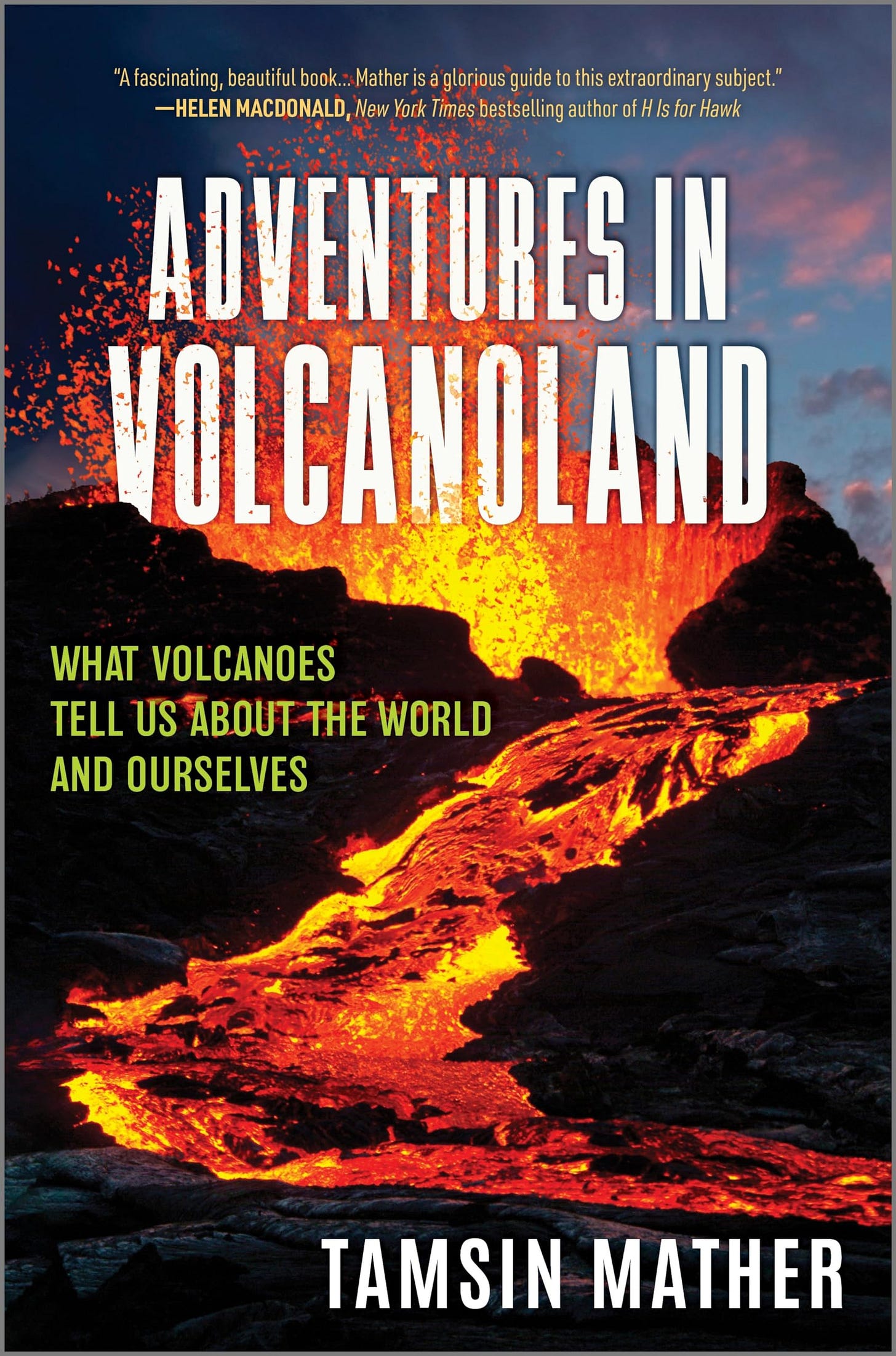 Adventures in Volcanoland by Tamsin Mather book cover