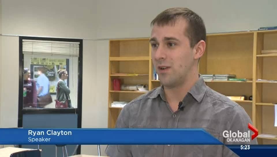 Me on Global news a very long time ago