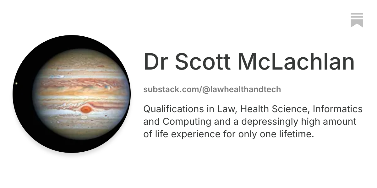 Dr Scott McLachlan | Substack