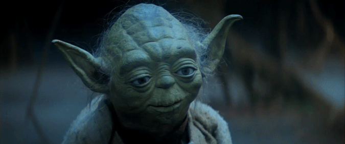 Yoda's Disappointed Reaction GIF — Star Wars - Gif Abyss