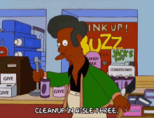 Apu Simpsons Thank You Come Again GIFs | Tenor