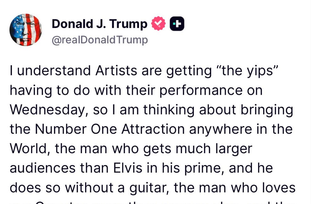 UPDATE #3: Trump Is Going To Headline His Own Birthday Concert Because Literally Nobody Else Will