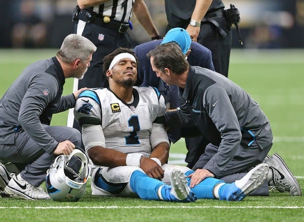 cam newton injury handled correctly by panthers cam newton injury handled correctly by panthers