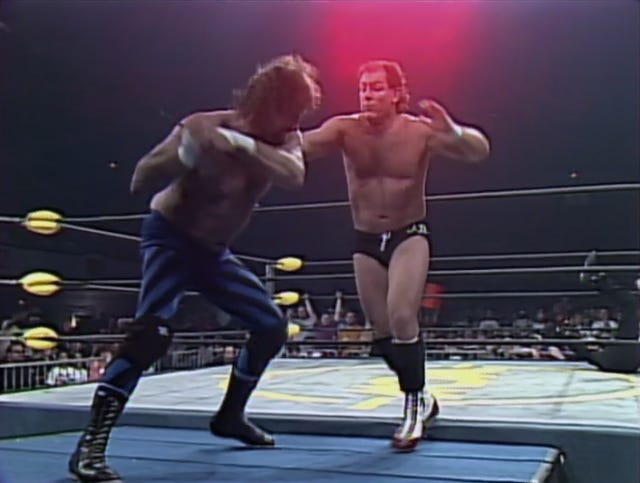 Terry Funk vs Tully Blanchard (WCW, 5-22-1994) | Tape Machines Are Rolling