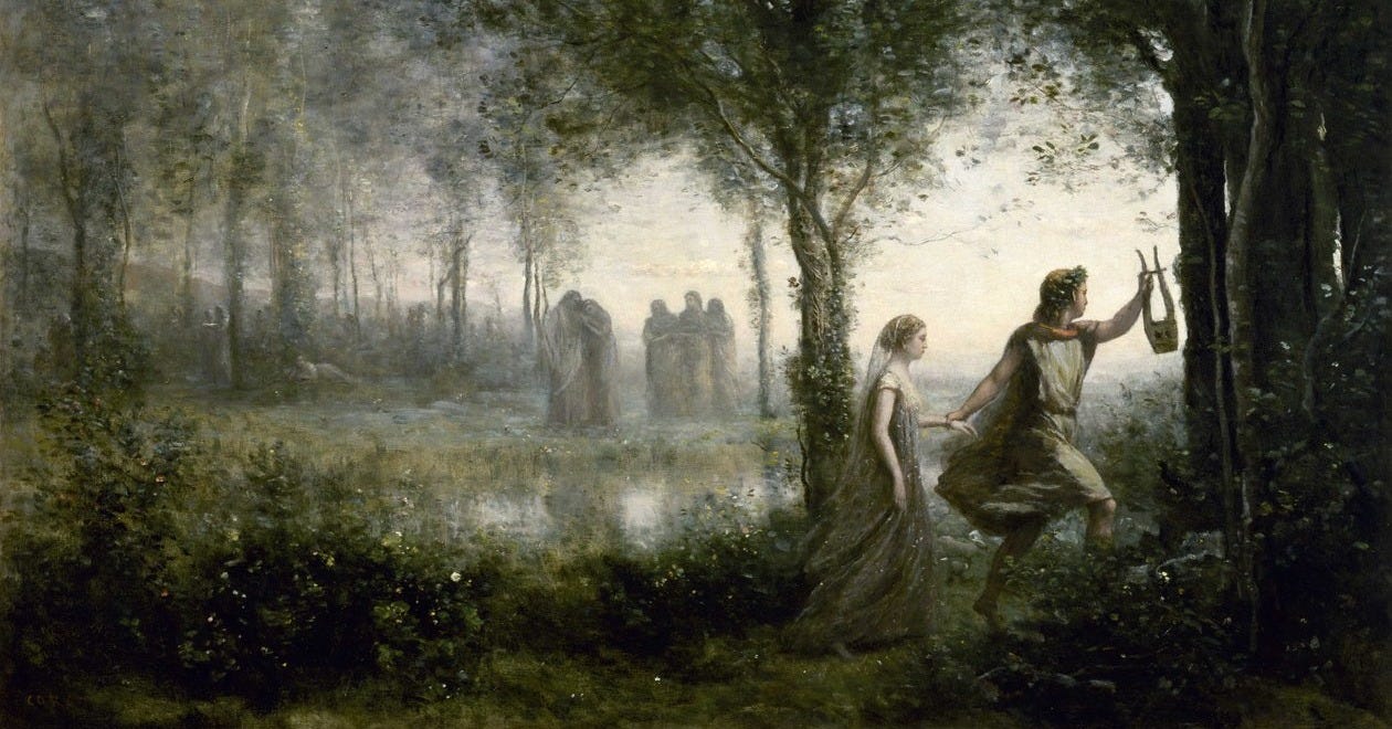 Orpheus Leidt Eurydice uit de Onderwereld